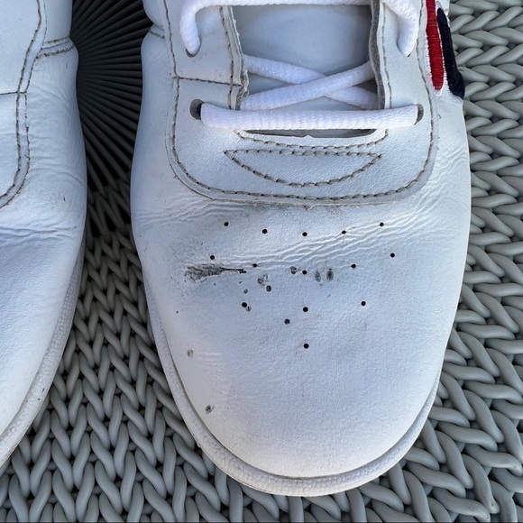 Fila White Leather Sneakers - Picture 8 of 9